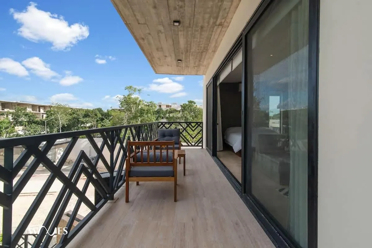 Spacious Loft With Balcony Near Hotel Zone Palais Tulum By Waves Apartment