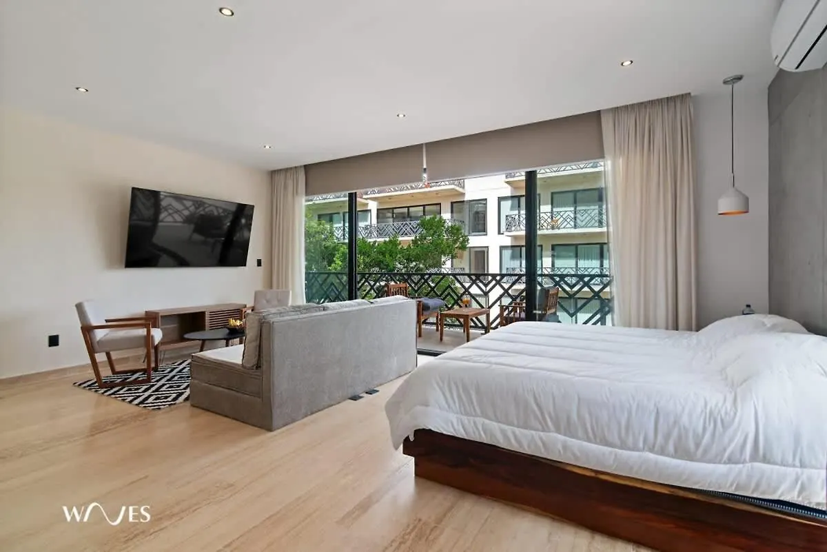 Spacious Loft With Balcony Near Hotel Zone Palais Tulum By Waves