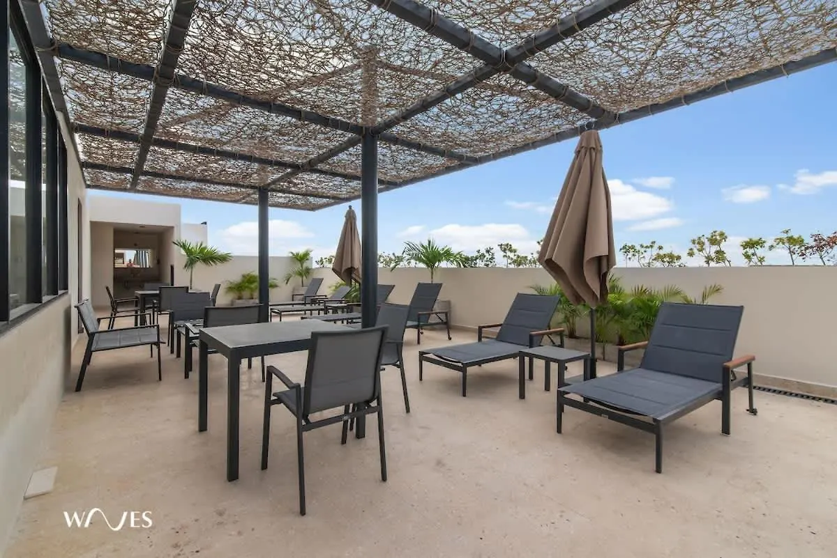 Apartment Spacious Loft With Balcony Near Hotel Zone Palais Tulum By Waves